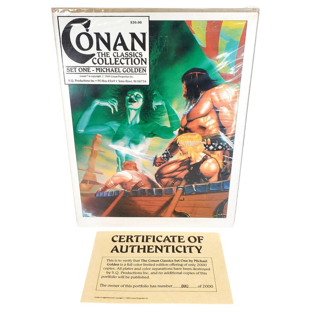 The Conan Classics Collection Set 1 Michael Golden Art Prints 890/2000